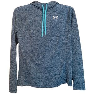 Under Armour Heathered Teal Hooded Pullover - S